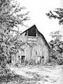 'Classic Barn' drawing by Diane Wright